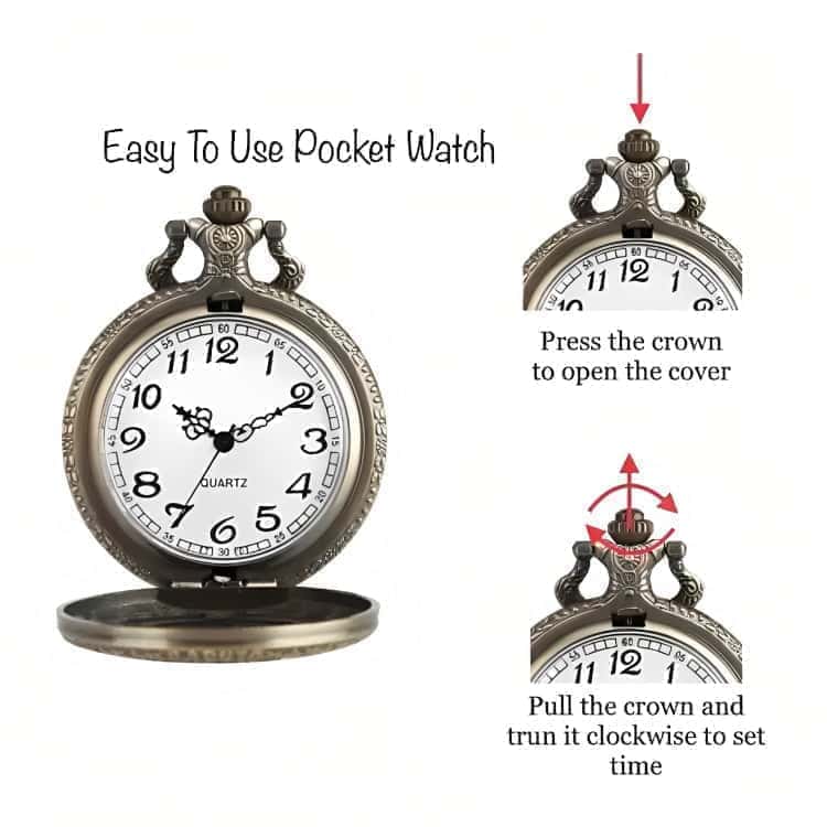 Naruto Antique Pocket Watch Keychain: Embrace the Shinobi Spirit