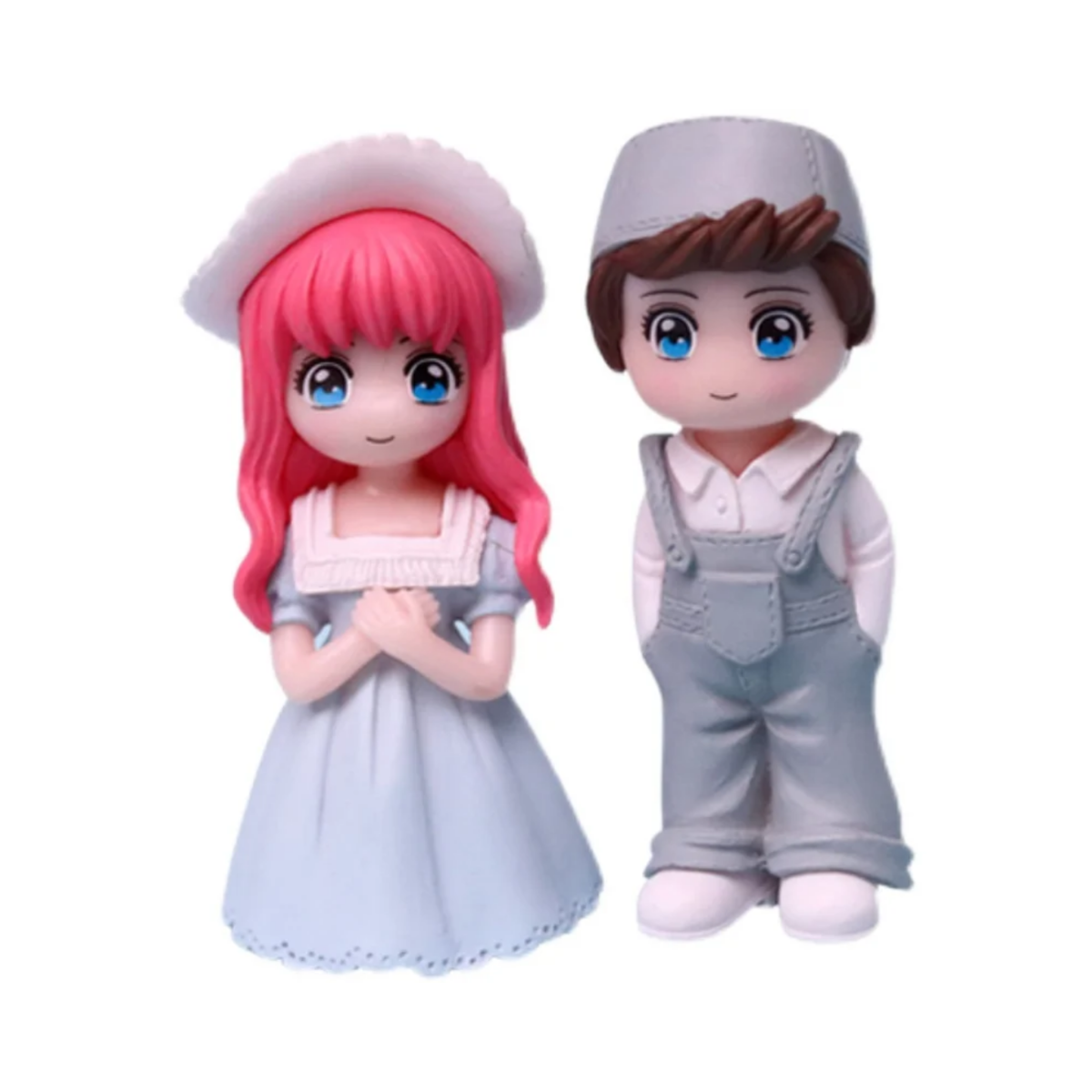 Cute Couple Mini Doll Keychains (SET OF 2)