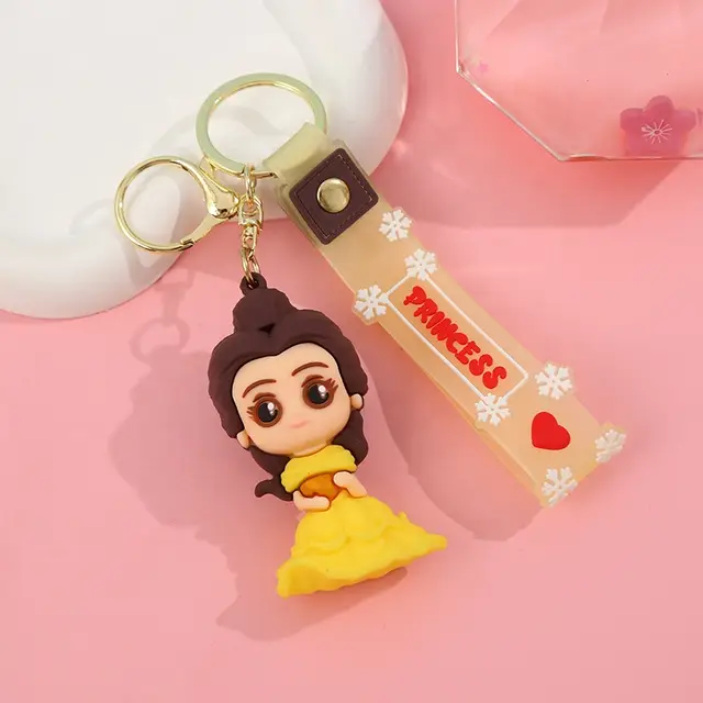 Little Disney Princess 3D Silicon Keychain