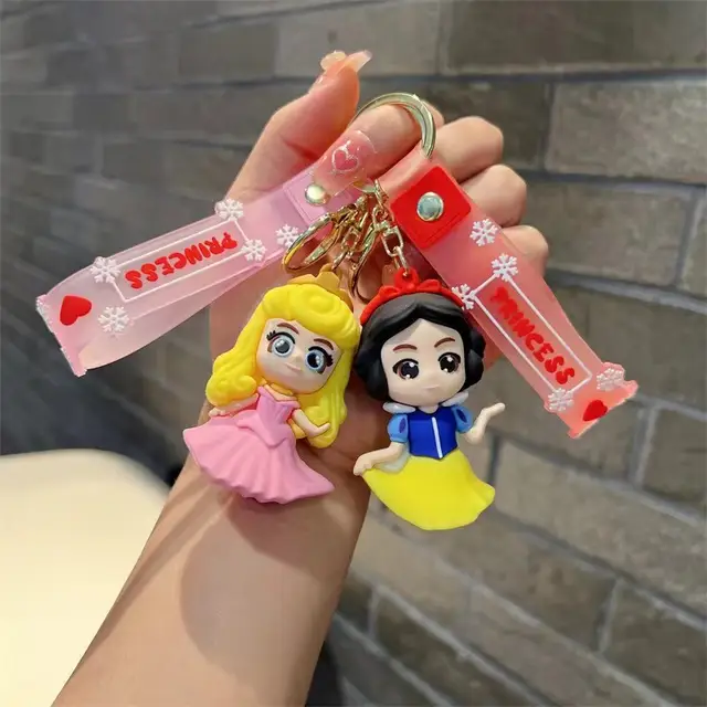 Little Disney Princess 3D Silicon Keychain