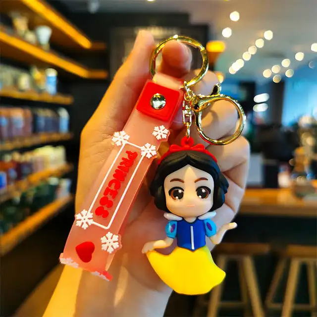 Little Disney Princess 3D Silicon Keychain