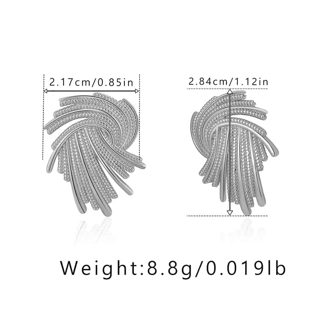 Whirlwind Shaped Earrings