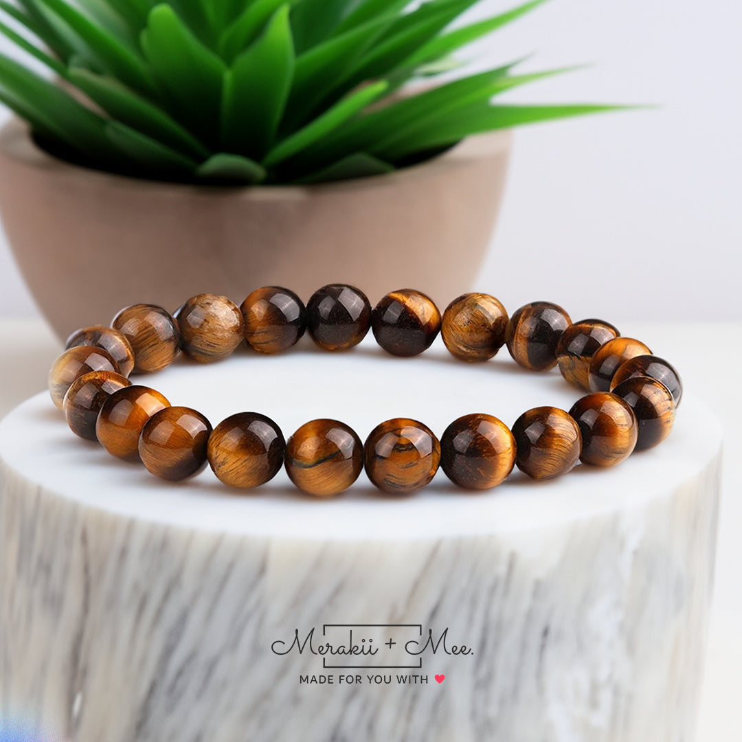 Tiger Eye Natural Stone Bracelet