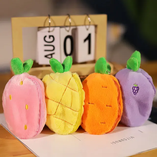 2 in 1 Fruitilicious Rabbit Plushie Keychain