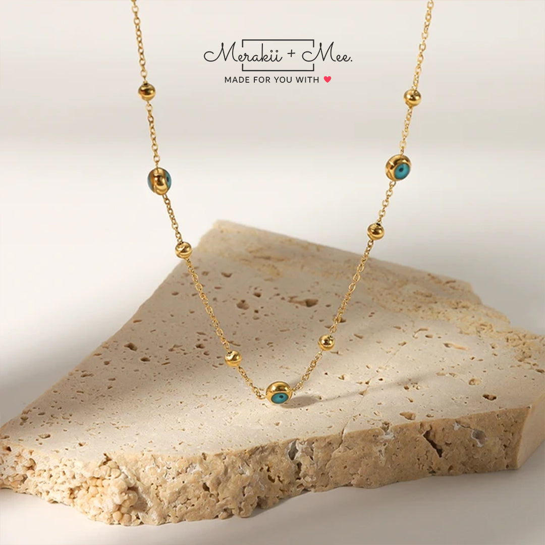 Serpent's Vision Evil Eye Necklace