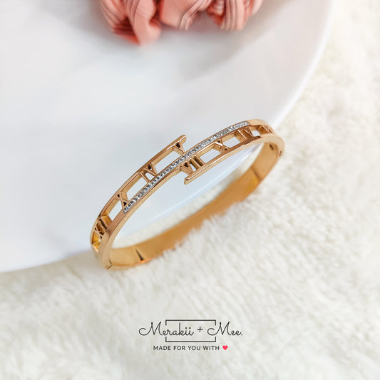 Roman Enigma Stainless Steel Bangle Kada