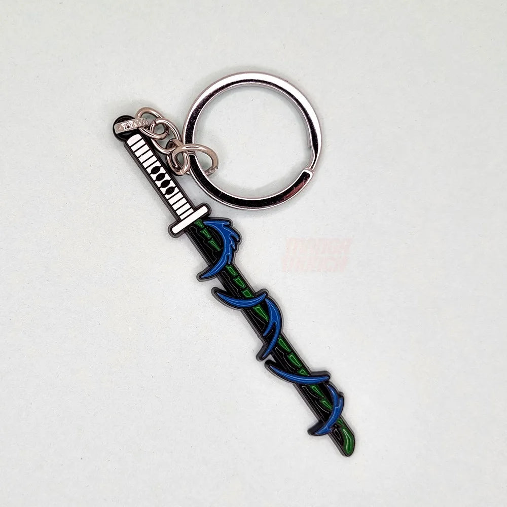 Sanemi Shinazugawa Metal Katana Keychain – Wind Hashira Sword