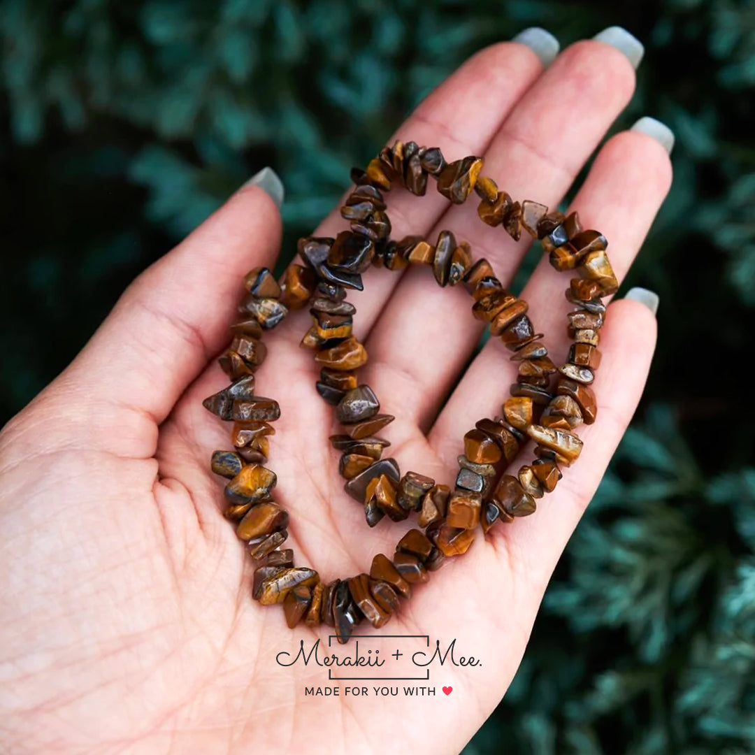 Tiger Eye Chip Bracelet