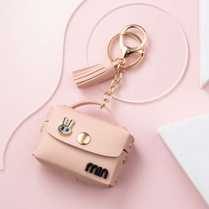 Designer Handbag Keychain - Mini Coin Purse & Airpods Earphone Storage
