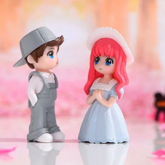 Cute Couple Mini Doll Keychains (SET OF 2)