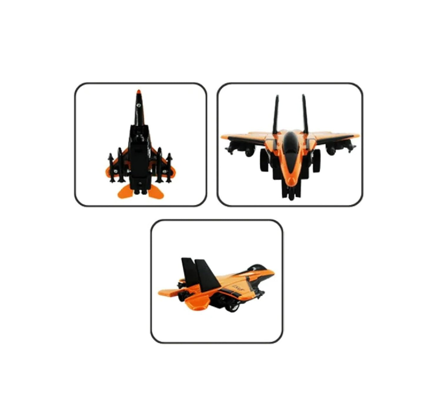 Military Fighter Jet Pull Back Plane Keyring