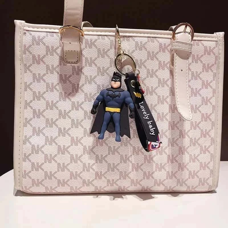 Superman-Batman 3D Keychain with Stap