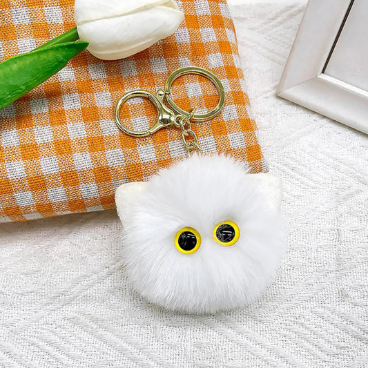 Cute Plush Cat Keychain Soft Toy Keyring