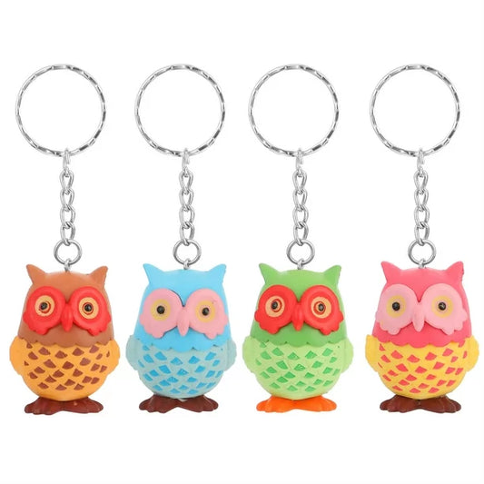 Owl-shaped Keychain Carabiner | Creative Key Chain Keyring