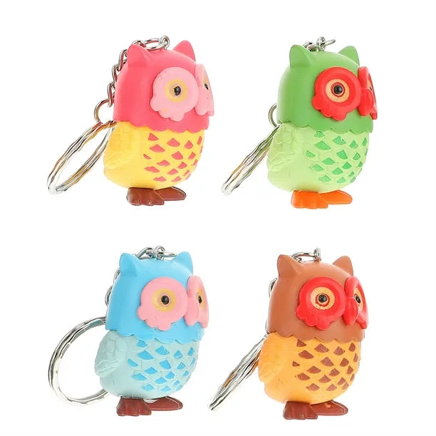 Owl-shaped Keychain Carabiner | Creative Key Chain Keyring