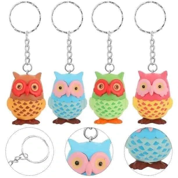 Owl-shaped Keychain Carabiner | Creative Key Chain Keyring