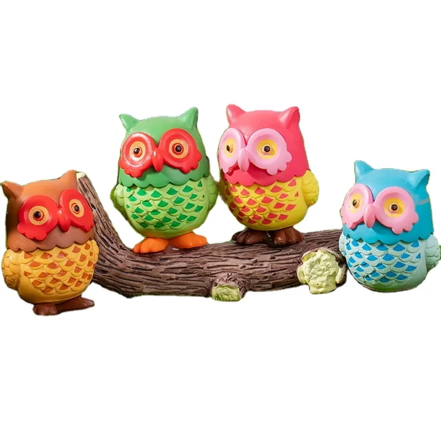 Owl-shaped Keychain Carabiner | Creative Key Chain Keyring