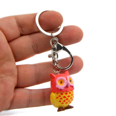 Owl-shaped Keychain Carabiner | Creative Key Chain Keyring