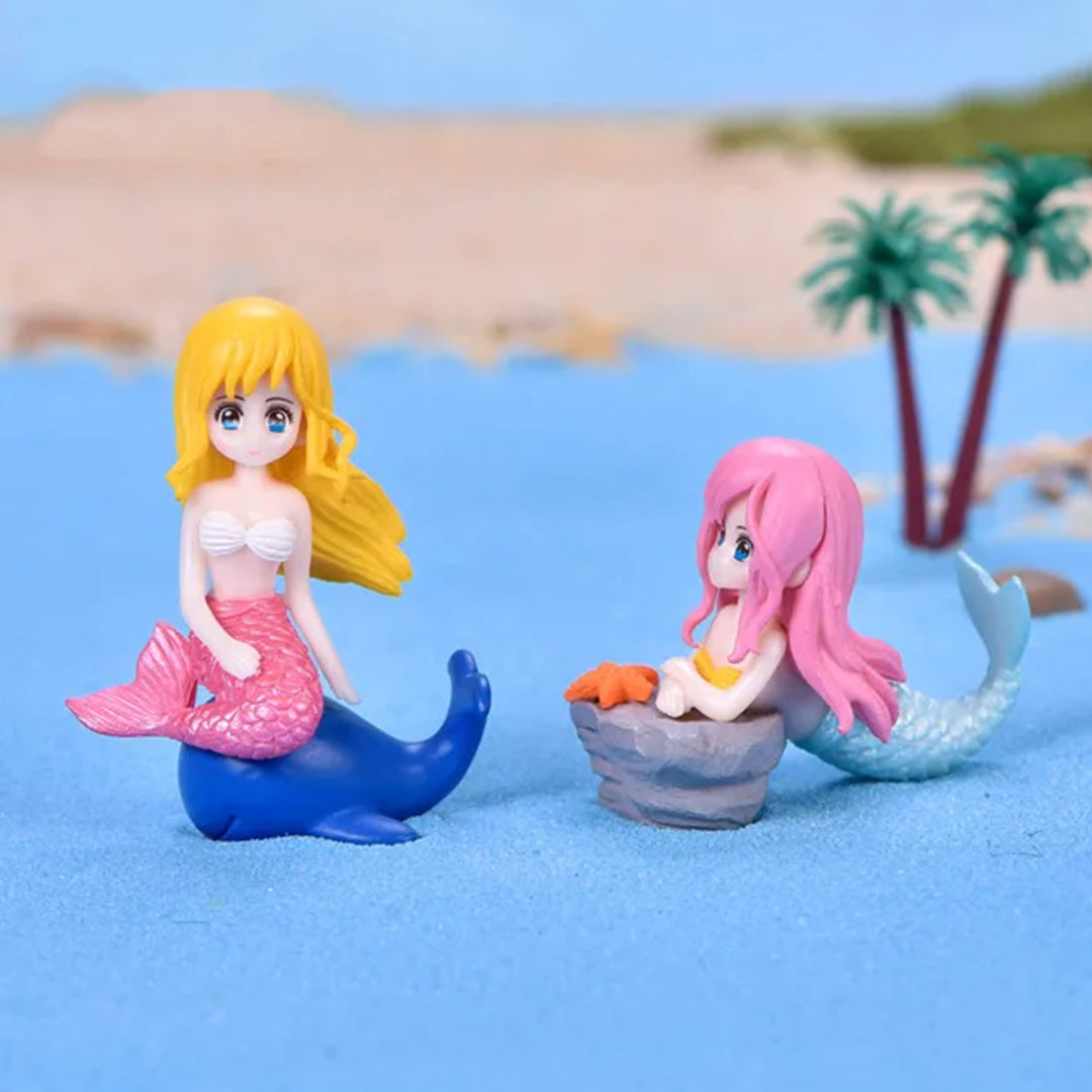 Little Mermaid Miniature Keychains | Adorable Mermaid Keychain