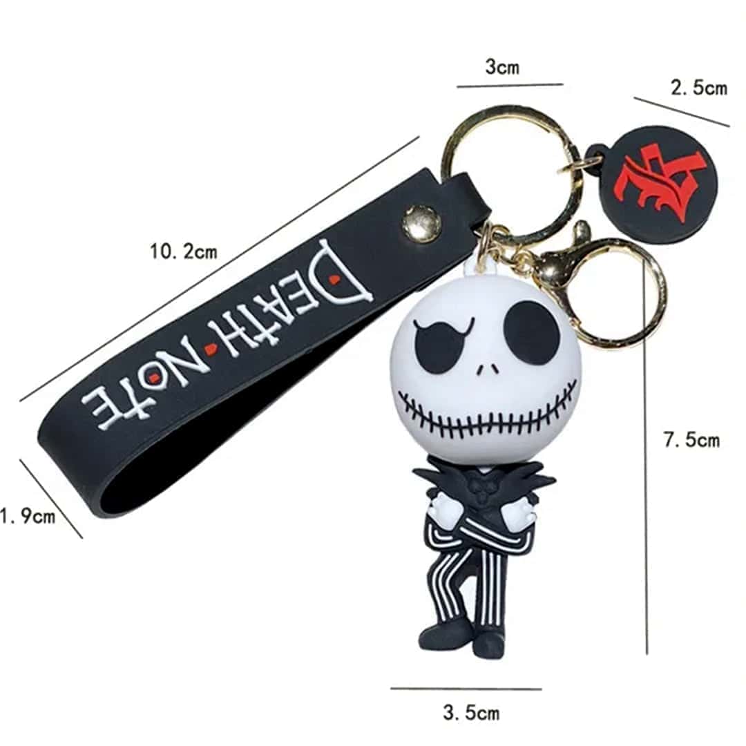 Own a Piece of the Death Note Saga with the 3D Rubber Keychain