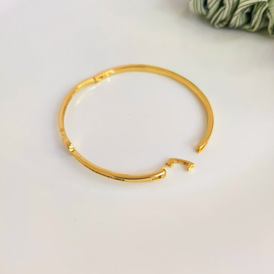 Elegant Gleam Gold Bangle