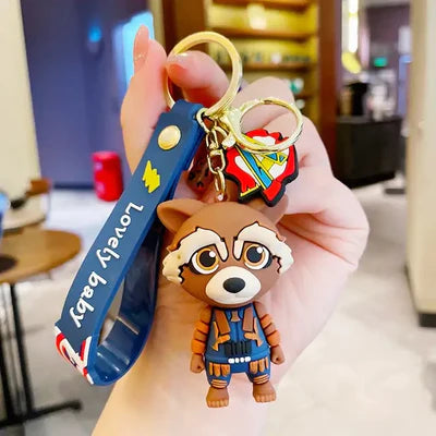Guardian Of The Galaxy Keychain-Groot & Rocket Keychain