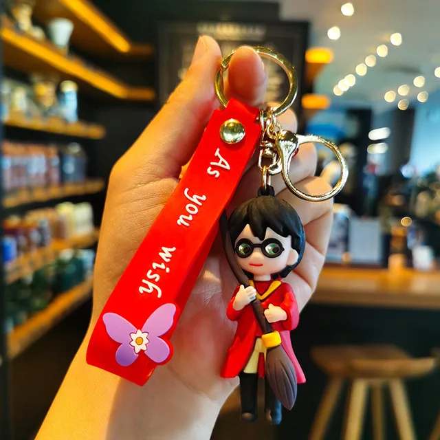 Harry Potter & Hermione Rubber keychain
