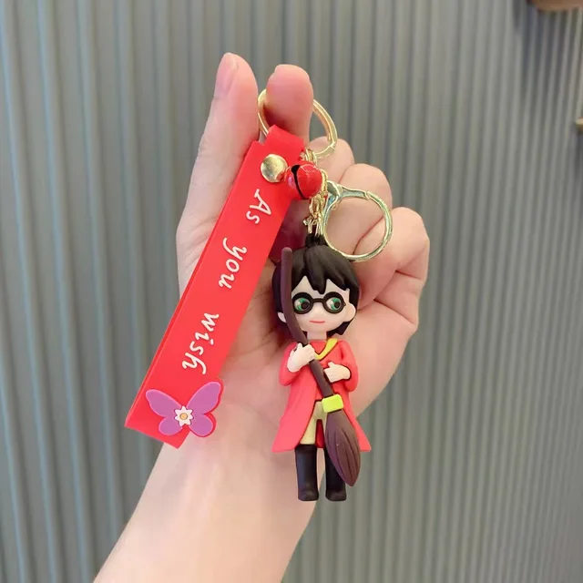 Harry Potter & Hermione Rubber keychain