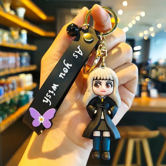 Harry Potter & Hermione Rubber keychain