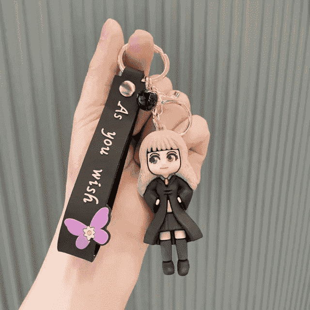 Harry Potter & Hermione Rubber keychain
