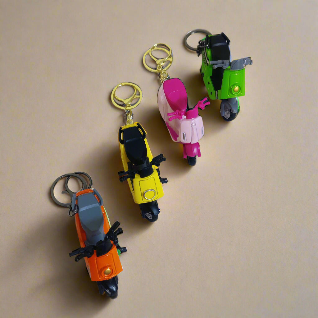 Miniature Scooter Model Keychain