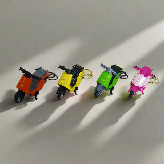 Miniature Scooter Model Keychain