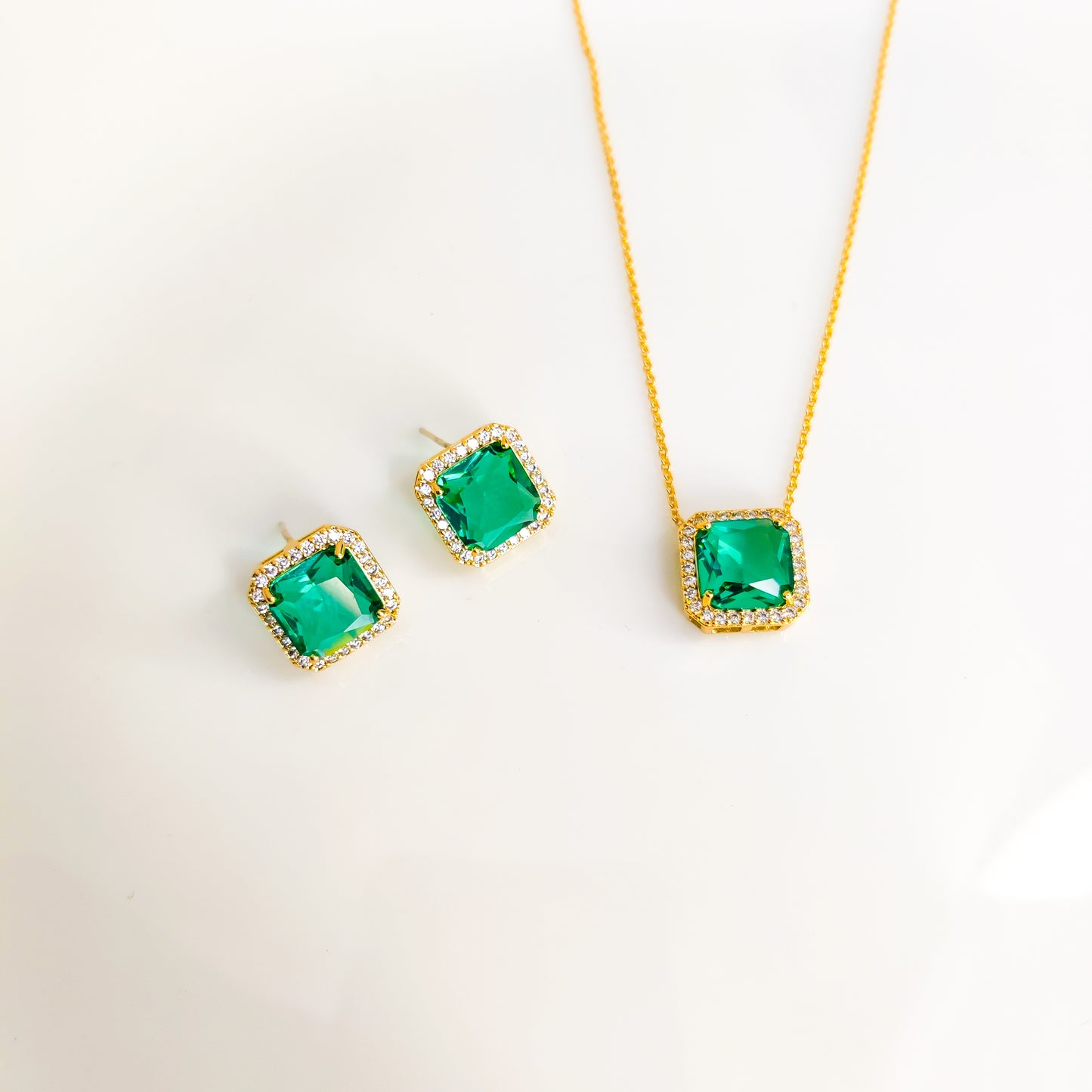 Sea Green Stone Combo Set