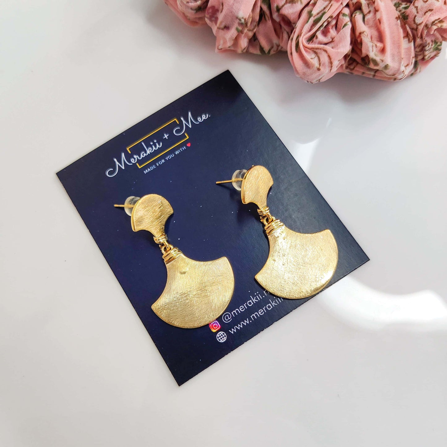 Coral Style Dangling Earrings