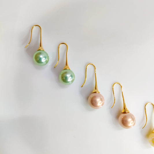 Long Shot Pearl Drop Earrings