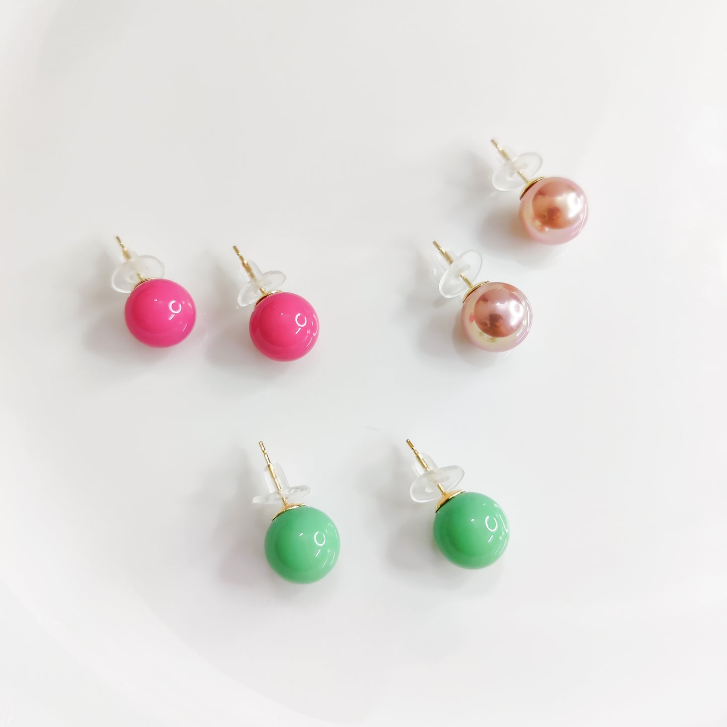 Color Ball Candy Stud Earrings