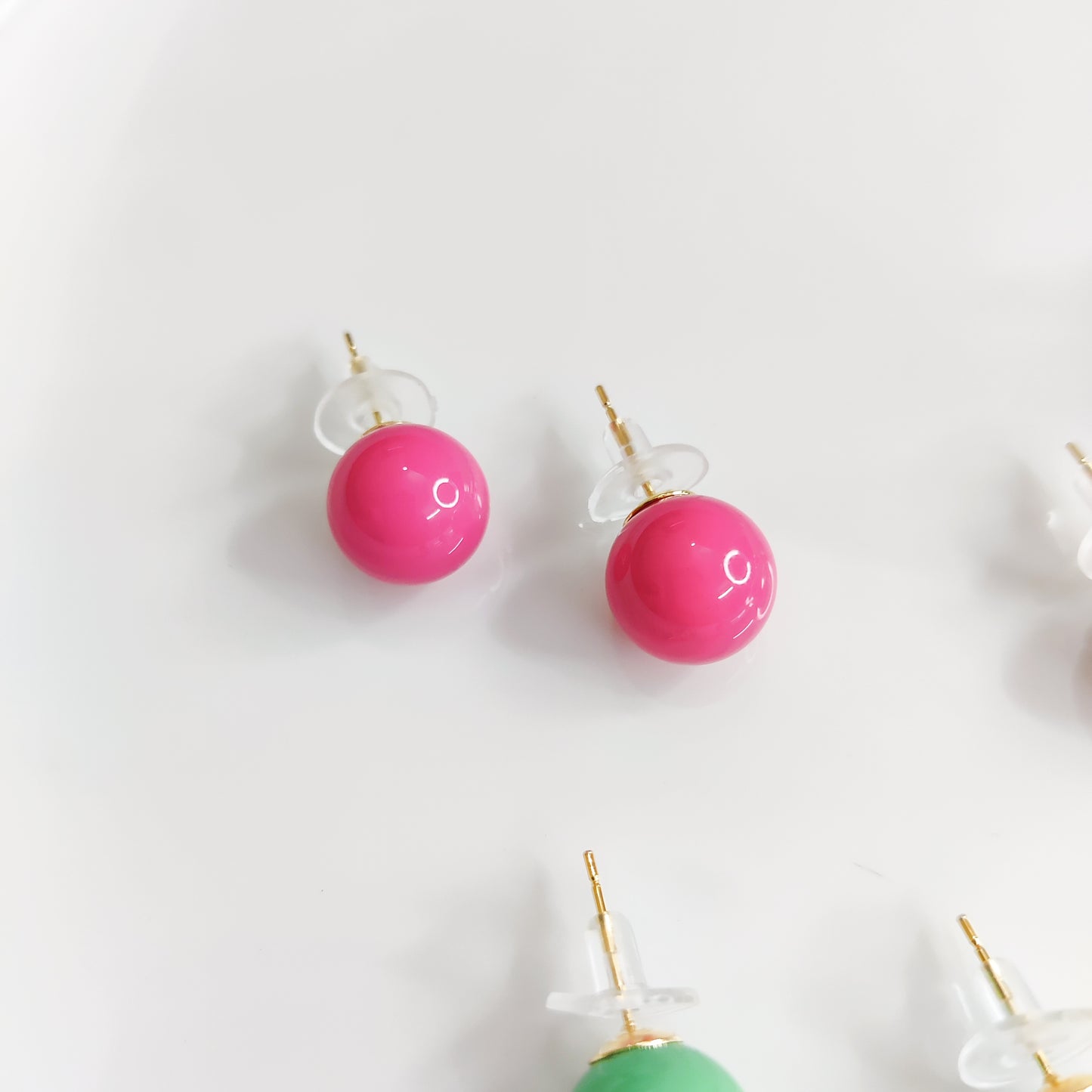 Color Ball Candy Stud Earrings