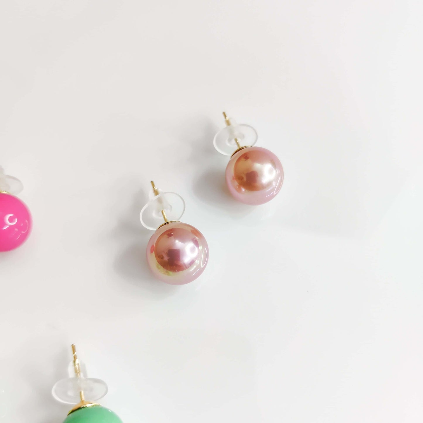 Color Ball Candy Stud Earrings