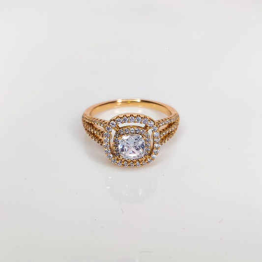 Regal Halo Radiance Strand Ring