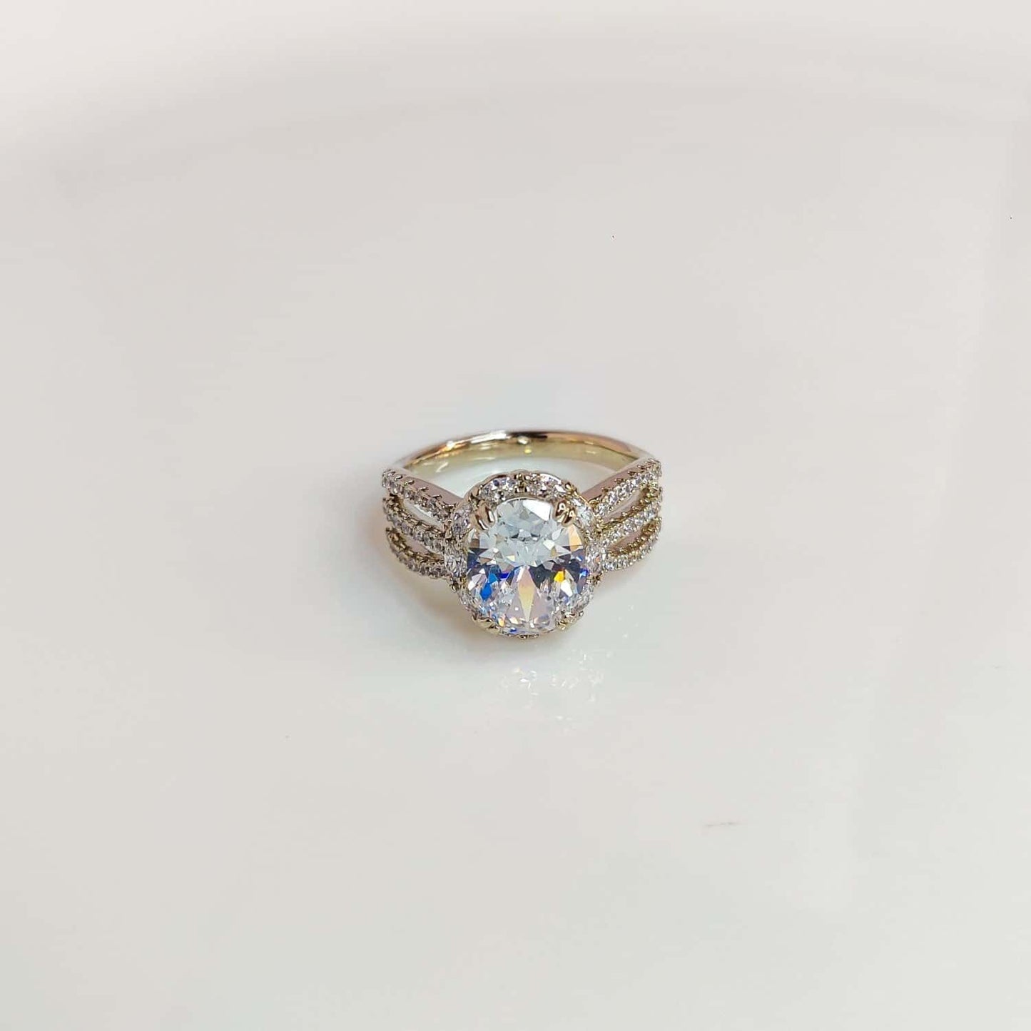 Enshrined Diamond Ring