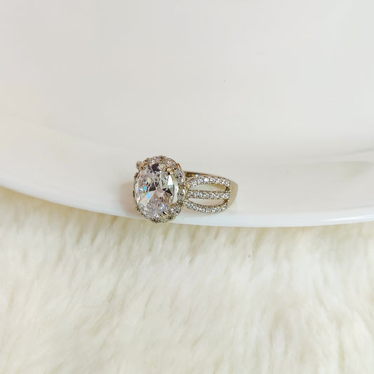 Enshrined Diamond Ring