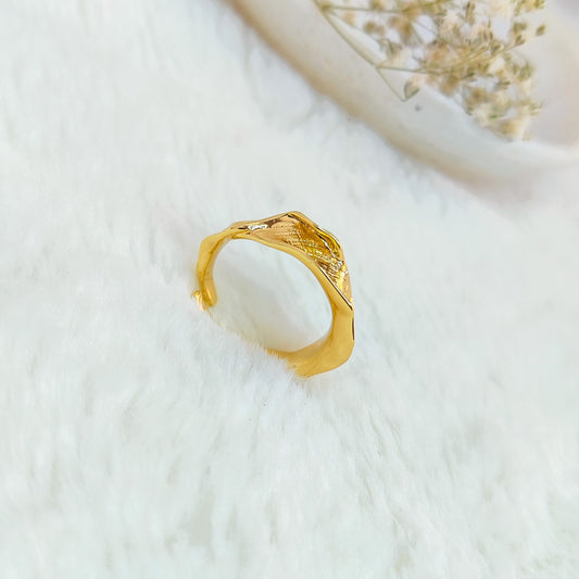 Eternal Nature Gold Leaf Ring