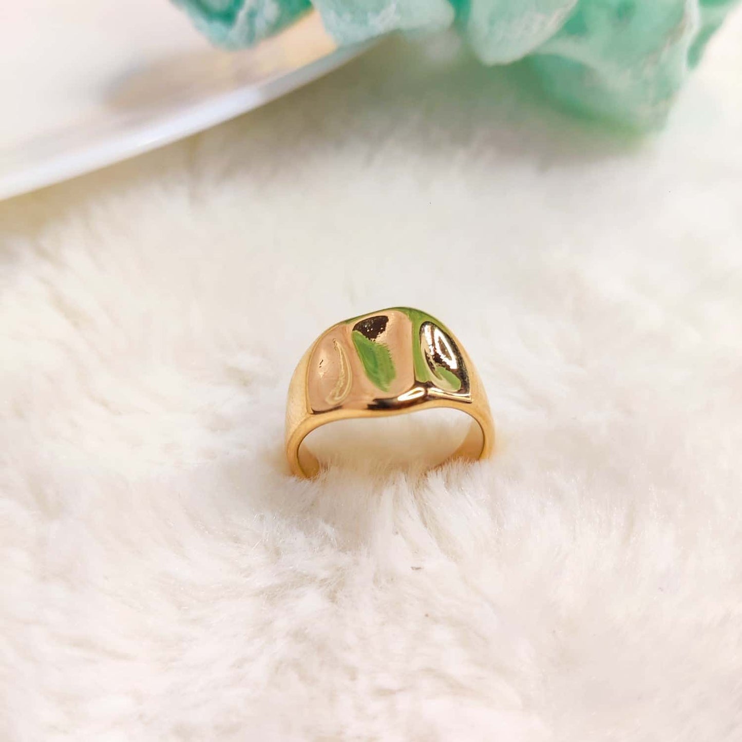 Aureate Whisper Ring