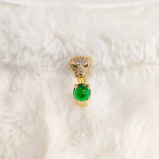Emerald Gaze Panther Ring