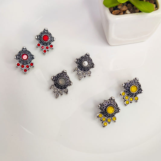 Sunburst Traditional Studs Earrings