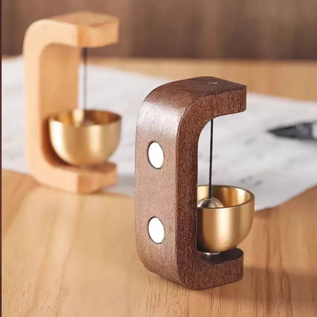 Japanese Wooden Shopkeeper Door Bell – Traditional Door Entrance Bell