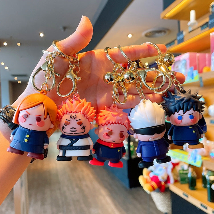 Jujutsu Kaisen Chibi 3D Rubber Keychain
