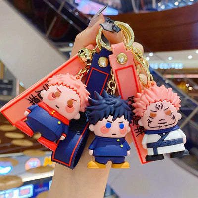 Jujutsu Kaisen Chibi 3D Rubber Keychain