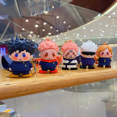 Jujutsu Kaisen Chibi 3D Rubber Keychain