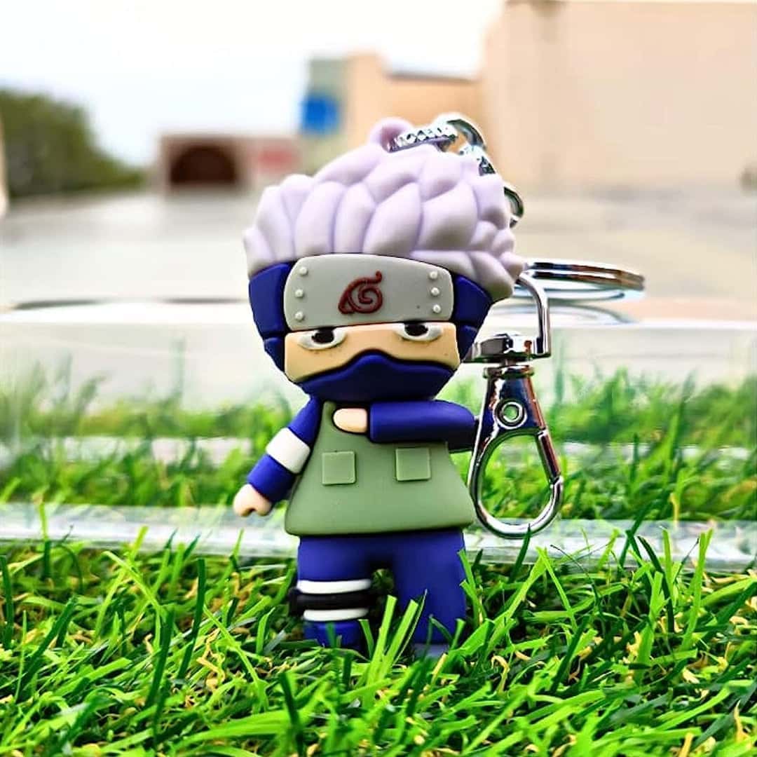 Kakashi Hatake: Naruto Universe 3D Keychain with Strap